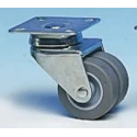 Guitel Hervieu Swivel Castor, 60 kg Load Capacity, 50 mm Polypropylene Wheel, Pressed Steel Frame, Model 21831410