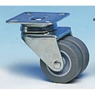 Guitel Hervieu Swivel Castor, 60 kg Load Capacity, 50 mm Polypropylene Wheel, Pressed Steel Frame, Model 21831410
