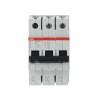 ABB SMISSLINE TP S400M Miniature Circuit Breaker, 3-Pole, 2A Current Rating, Type C Tripping, 400V 2CCS573001R0024 S403M-C2