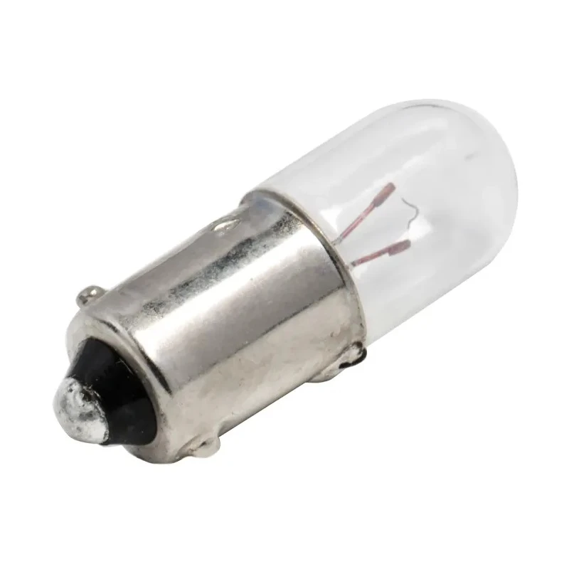 RS PRO BA9S Indicator Light Clear 5V 90mA 4000h Lifespan T3 1/4 Lamp BA9S Model BA9S
