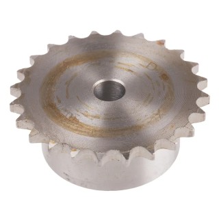 RS PRO 24 Tooth Pilot Bore Sprocket Steel 9.53mm Bore Diameter 40mm Width 06 B-1 Chain Type 184-375
