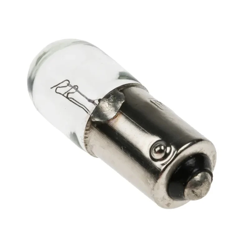 RS PRO BA9S Indicator Light Clear Lens 24-28 V 4.5 lm 25000 h Lifespan BA9S 29 mm Length