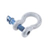 RS PRO Bow Shackle Zinc Plated Steel Safe Working Load 0.75t Pin Type Screw Pin 193-045