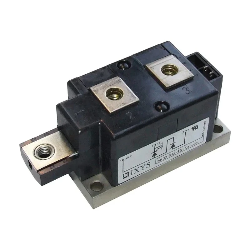 IXYS Thyristor Module 320A 1600V 10.1kA Surge Current Panel Mount 5-Pin MCD312-16IO1