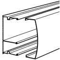 Planet-Wattohm Keva White Mini Cable Trunking 50mm Width x 20mm Depth x 2m Length Polyvinyl Chloride W50mm