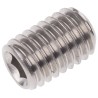 RS PRO Stainless Steel M8 x 12 mm Grub Screw Plain Cup 137-865