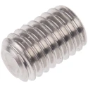 RS PRO Stainless Steel M8 x 12 mm Grub Screw Plain Cup 137-865