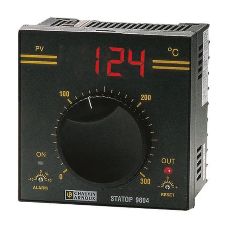 Pyro Controle STATOP Panel Mount On-Off Temperature Controller 1 Input, 1 Output Relay 264V AC Self-Adapting and LR09604-100