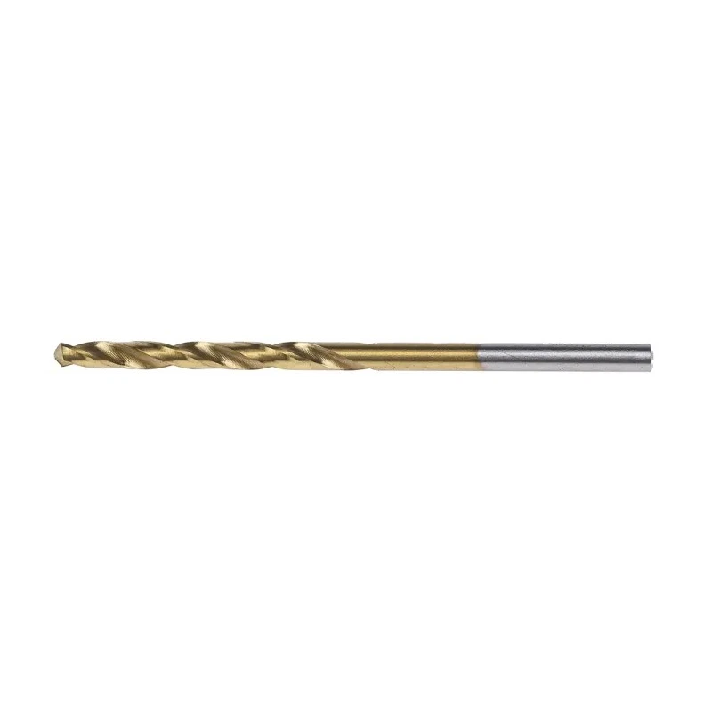 RS PRO HSS Jobber Drill Bit Titanium Nitride Coated 61mm Overall Length, 2.9mm Shank, 118° Point Angle, 10 Pieces 213-427