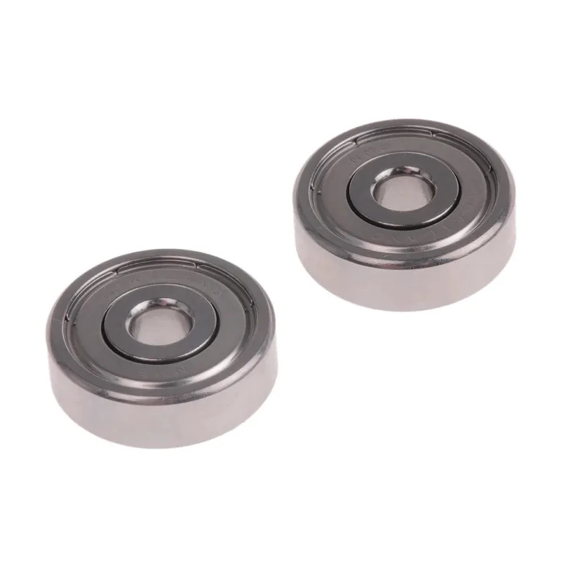 NMB Double Row Deep Groove Ball Bearing 4 mm ID, 16 mm OD, 5 mm Width, Shielded Steel Cage DDR-1640HHRA1P25LY121