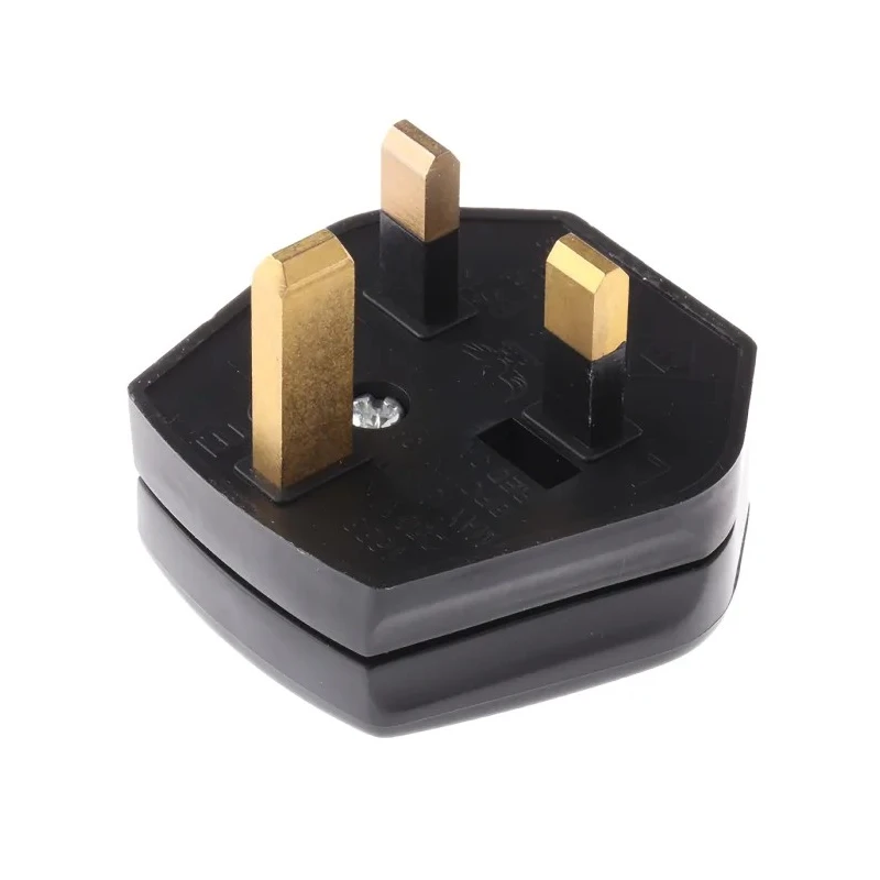 RS PRO UK 13A 250V BS1363 Black Thermoplastic Cable Clamp Mains Plug 269-8738