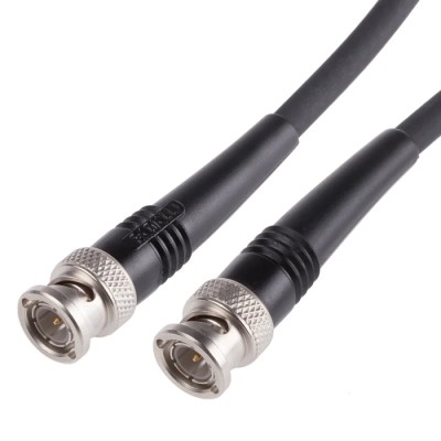 Radiall Cable Assembly Series Coaxial Cable Male BNC to Male BNC 1 m 75 Ω R284C0351015