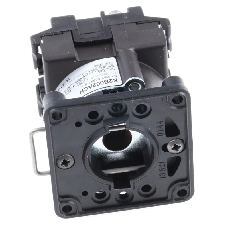 Schneider Electric Harmony K1/K2 Series 7 Position 45° Handle Actuator Rotary Switch 20A K2B002ACH