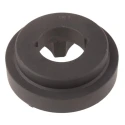 RS PRO Flexible Coupler, 130 mm Overall Diameter, 42 mm Tapered Bore, 26.5 mm Bore Length, F Flange Hub, Nitrile 184-763