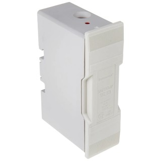 Eaton 20A Rail Mount Fuse Holder 1P-Pole 550V AC Flame Retardant Safeclip Series SC20HWH
