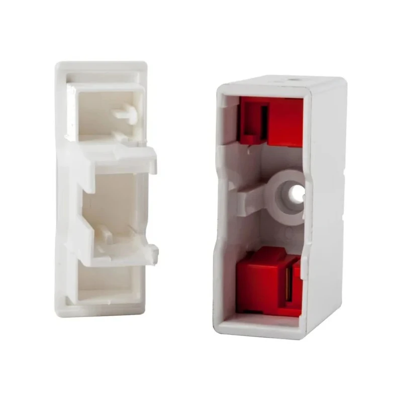 Eaton 20A Rail Mount Fuse Holder 1P-Pole 550V AC Flame Retardant Safeclip Series SC20HWH