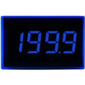 Lascar SP 300 Series Digital Voltmeter DC LED Display 3.5-Digits ±1 %, 21.3mm x 34mm x 16mm SP 300-BLUE