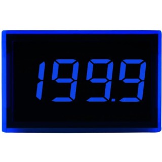 Lascar SP 300 Series Digital Voltmeter DC LED Display 3.5-Digits ±1 %, 21.3mm x 34mm x 16mm SP 300-BLUE