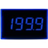 Lascar SP 300 Series Digital Voltmeter DC LED Display 3.5-Digits ±1 %, 21.3mm x 34mm x 16mm SP 300-BLUE