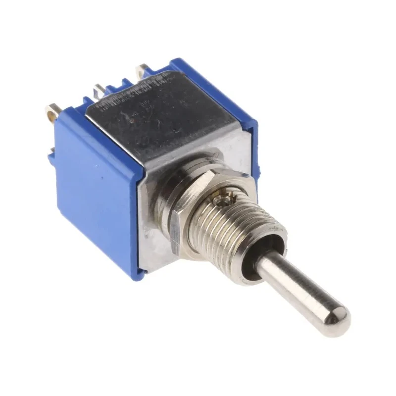 APEM Toggle Switch Panel Mount On-Off-On DPDT Solder Terminal 30V dc 250V ac 5648A