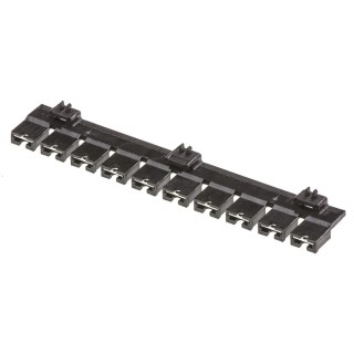 Molex Shunt Straight Female Black Open Top 2 Way 1 Row 2.54 mm Pitch 90059-0007