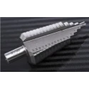 RS PRO High-Speed Steel (HSS) Cone Shank Step Drill Bit 6 to 40 mm, Bright Finish 232-490