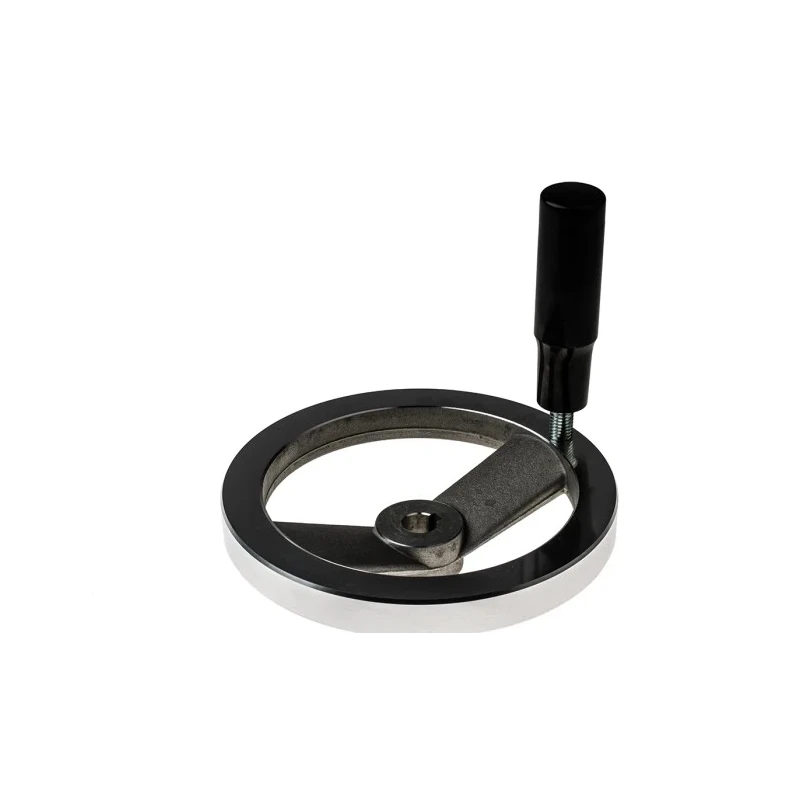 RS PRO Silver Die Cast Aluminium Hand Wheel, 160 mm diameter 237-558