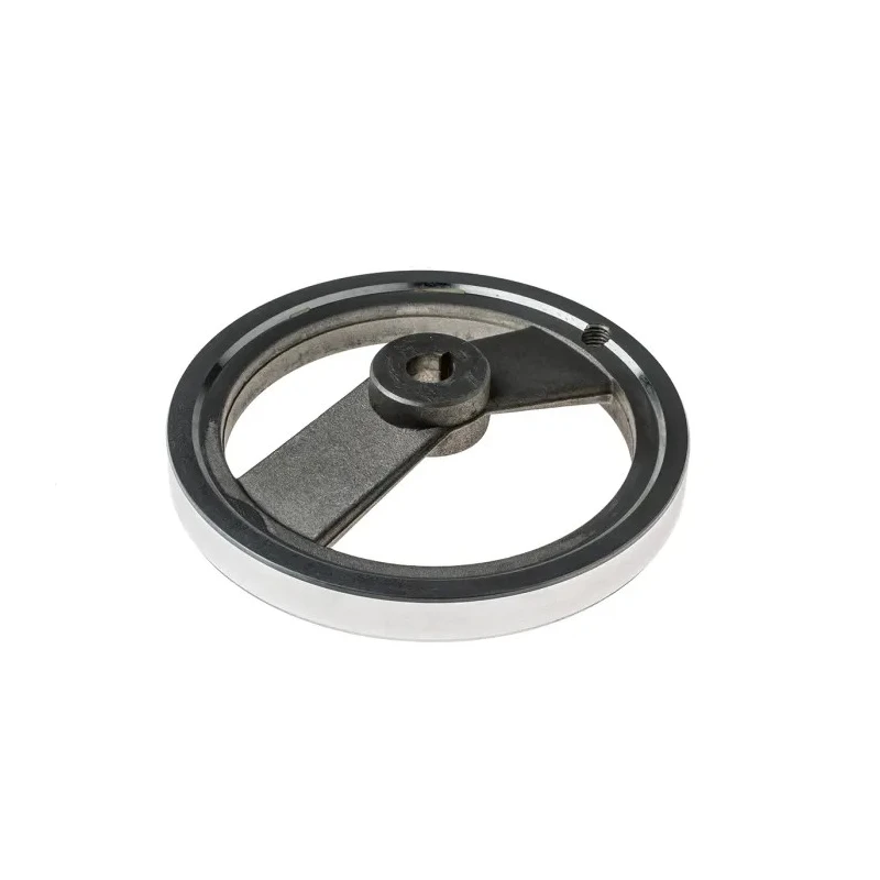 RS PRO Silver Die Cast Aluminium Hand Wheel, 160 mm diameter 237-558