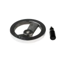 RS PRO Silver Die Cast Aluminium Hand Wheel 140 mm Diameter 237-536