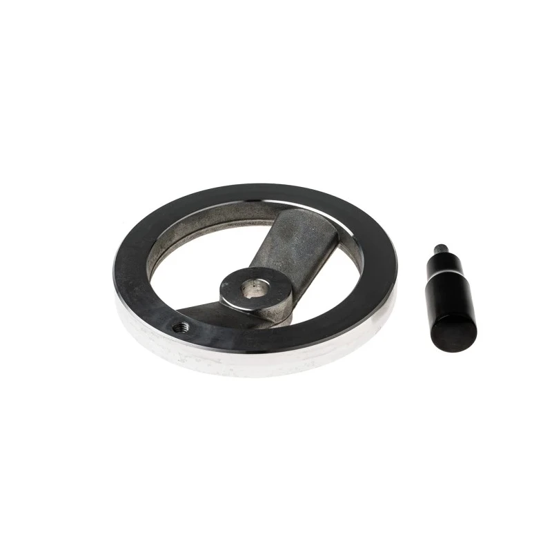 RS PRO Silver Die Cast Aluminium Hand Wheel 140 mm Diameter 237-536
