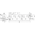 Burkert Solenoid Valve 5-Way Manifold for Use with 6011 Solenoid Valve 005315
