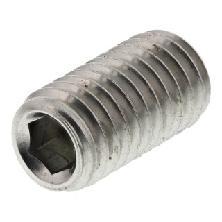 RS PRO Stainless Steel M8 x 16 mm Grub Screw Plain Cup 137-871