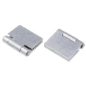Pinet Aluminium Steel Butt Hinge Rivet Fixing 32mm x 50mm x 3mm 270-2758