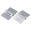 Pinet Aluminium Steel Butt Hinge Rivet Fixing 32mm x 50mm x 3mm 270-2758