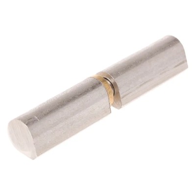 Pinet Stainless Steel Flat Top Hinge with Barrel Pin, Weld-on Fixing, 60 mm x 12 mm 270-2900