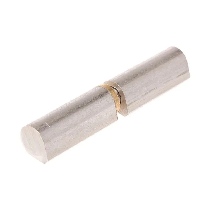 Pinet Stainless Steel Flat Top Hinge with Barrel Pin, Weld-on Fixing, 60 mm x 12 mm 270-2900