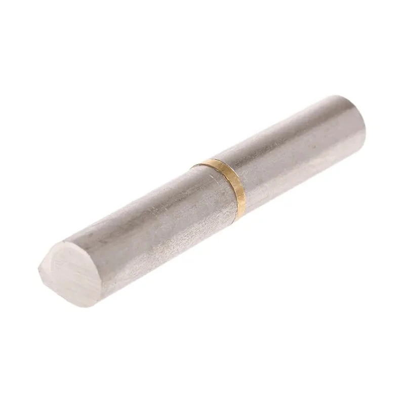 Pinet Stainless Steel Flat Top Hinge with Barrel Pin, Weld-on Fixing, 60 mm x 12 mm 270-2900