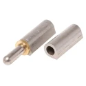Pinet Stainless Steel Flat Top Hinge with Barrel Pin, Weld-on Fixing, 60 mm x 12 mm 270-2900