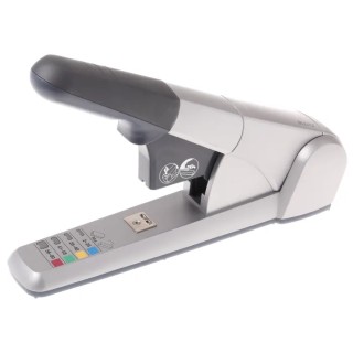 Leitz Full Strip Stapler, 80 Sheet Capacity, Compatible with K10 K12 K6 K8 Staples, Steel, Silver 55510084