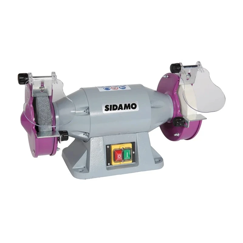 Sidamo Bench Grinder 150 mm Grinding Wheel Diameter, 230V, 520W Power, 2800rpm Speed TM 150 20113600