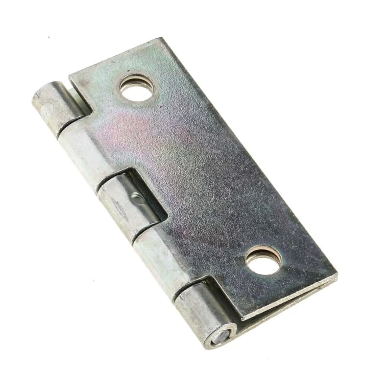 Pinet Zinc Plated Steel Butt Hinge with Barrel Pin, 50 mm x 40 mm x 1.2 mm 50-1-3525