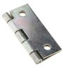 Pinet Zinc Plated Steel Butt Hinge with Barrel Pin, 50 mm x 40 mm x 1.2 mm 50-1-3525