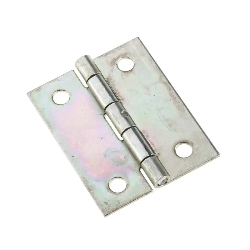 Pinet Zinc Plated Steel Butt Hinge with Barrel Pin, 50 mm x 40 mm x 1.2 mm 50-1-3525