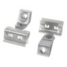 RS PRO Steel Flange with 8 to 14 mm Thickness and 90 kg Maximum Load Capacity 277-294
