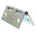 Pinet Zinc Plated Steel Butt Hinge with Barrel Pin, 50 mm x 40 mm x 1.2 mm 50-1-3525