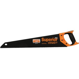 Bahco Ergo Superior Hand Saw 475 mm Blade Length, 9 TPI, 600 mm Total Length, XT Hardpoint Toothing 2600-19-XT-HP