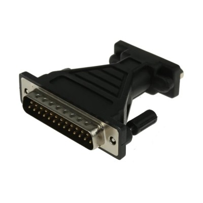 RS PRO D-Sub Adapter Straight 9-Way Female to 25-Way Male Connector Adapter China 218-273