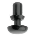 Essentra Nylon Snap Rivet 3 mm, 6.1 mm Length, Plain Finish, Reusable Snap Action SR 3045B