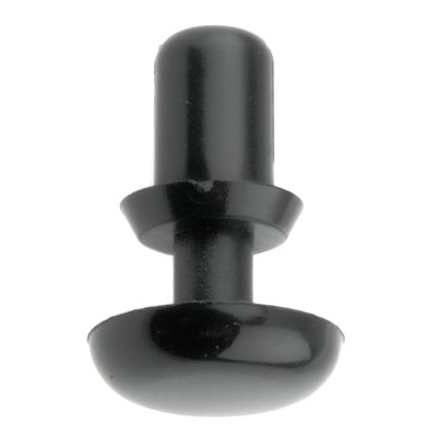 Essentra Nylon Snap Rivet 3 mm, 6.1 mm Length, Plain Finish, Reusable Snap Action SR 3045B
