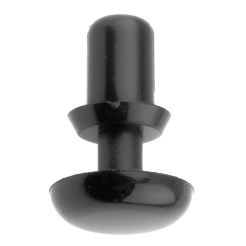 Essentra Nylon Snap Rivet 3 mm, 6.1 mm Length, Plain Finish, Reusable Snap Action SR 3045B